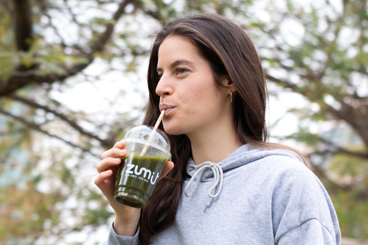 Vaso take away Zumit, envase sostenible plástico rPET